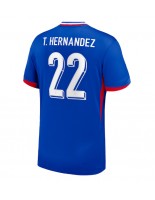 Frankrike Theo Hernandez #22 Hjemmedrakt EM 2024 Korte ermer